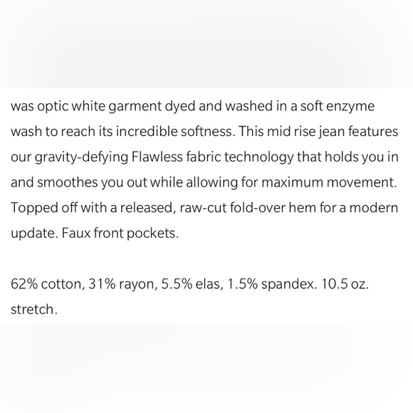 Joe’s The Markie Hennie Mid rise skinny crop jeans White 26 NWOT - Picture 16 of 16